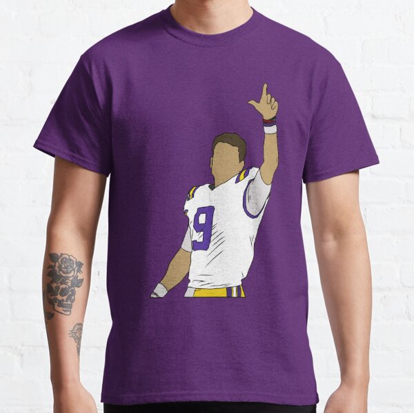 Joe Burrow Celebration - Vintage Pencil Drawing Style T-Shirt