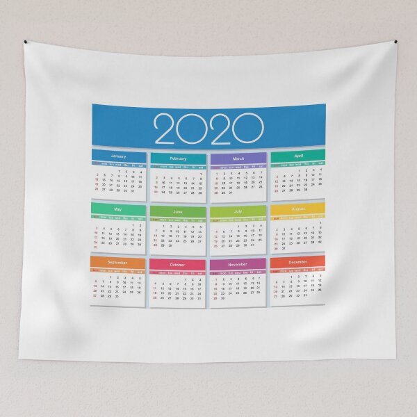 Item preview, New Year 2020 calendar designed and sold by kam4112.