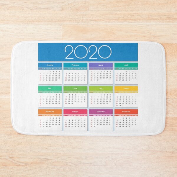 Item preview, New Year 2020 calendar designed and sold by kam4112.