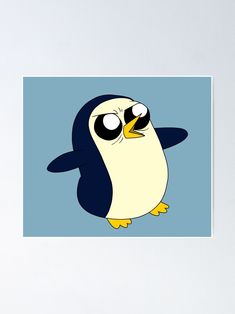 Adventure Time Penguin Poster By Valentinahramov Redbubble