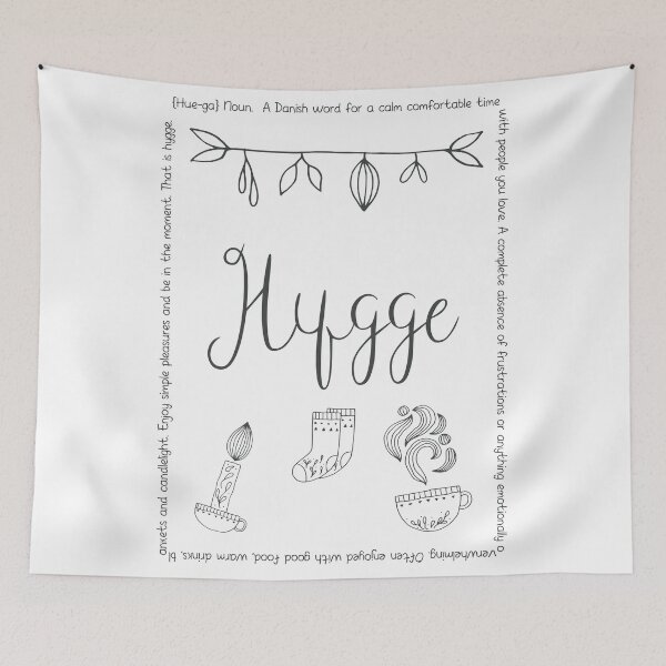 Item preview, Hygge Definition - Typography print designed and sold by Marianne1108.