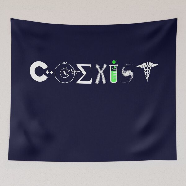 Item preview, Science Coexist 2 designed and sold by silentrebel.