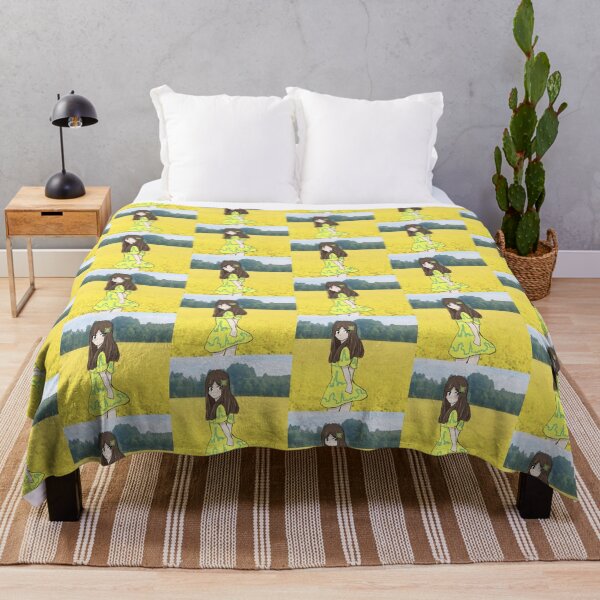 Item preview, Anime girl in field designed and sold by Katie112233.