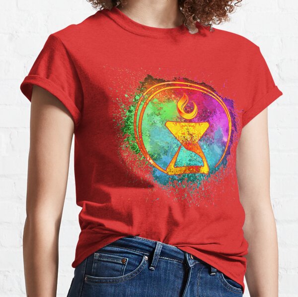 Cosmic Watercolor Chalice Classic T-Shirt