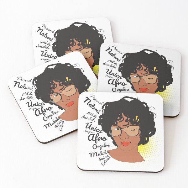 Item preview, afrolatin mulata afro latina natural spanish designed and sold by acastler.