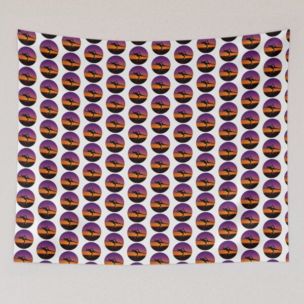 Item preview, Acro Sunset Silhouette by SadSac Designs designed and sold by SadSacDesigns.
