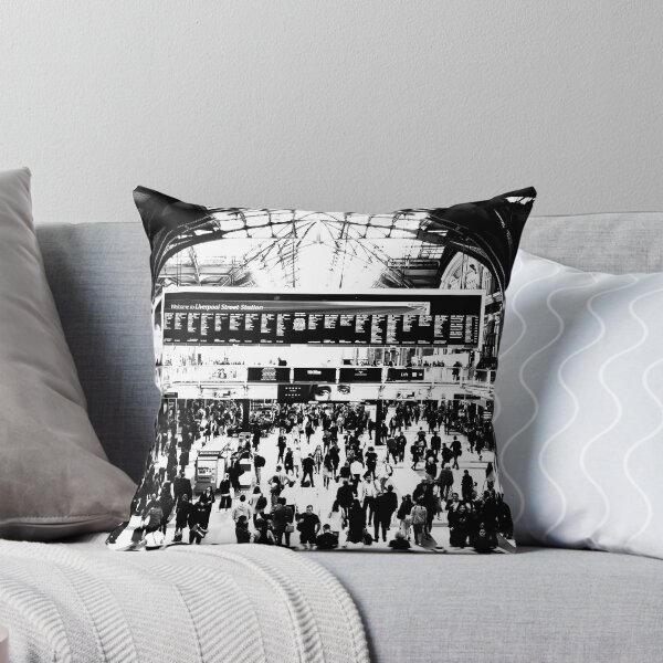 Item preview, Liverpool Street in Black and White designed and sold by Bubblism.