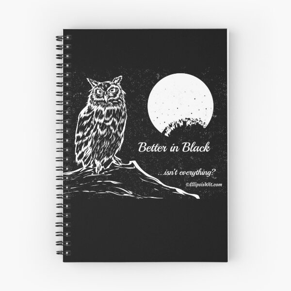 Item preview, Owl & Moon - Better in Black designed and sold by ellipsiswit.