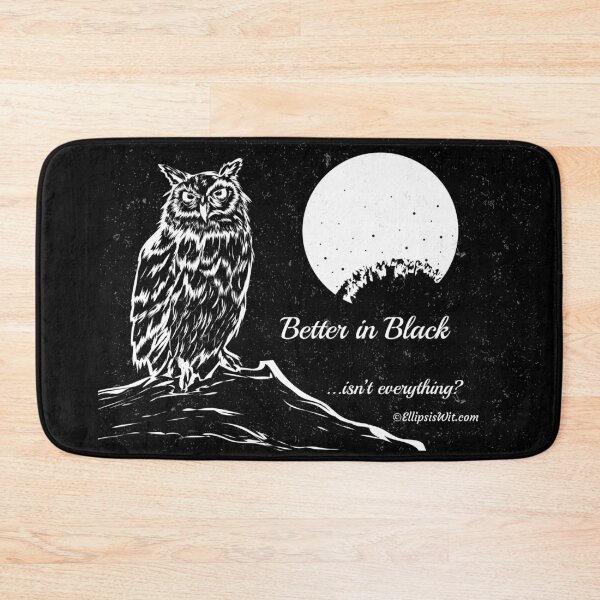 Item preview, Owl & Moon - Better in Black designed and sold by ellipsiswit.