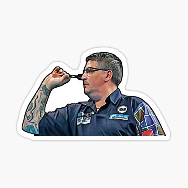 GTA Style - Gary Anderson - Darts Sticker