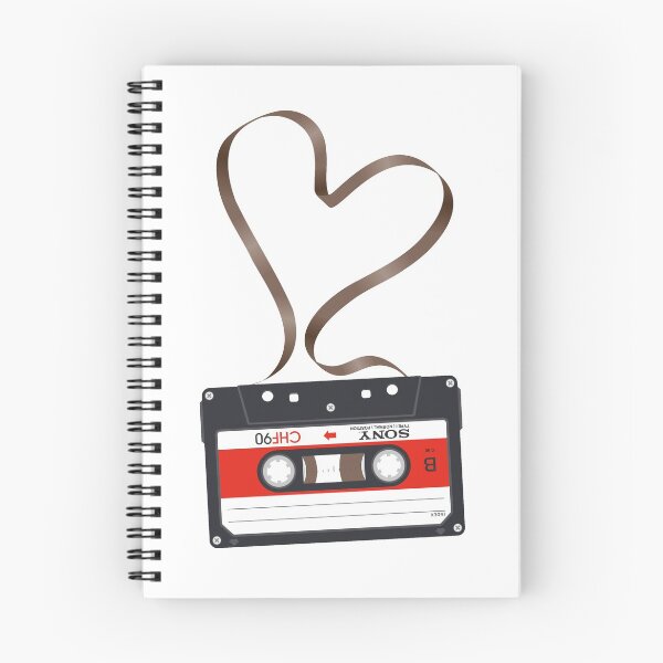 Item preview, Black Red Mix Cassette Tape Love Heart designed and sold by biglime.