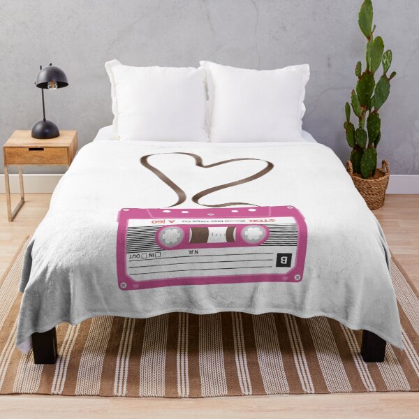 Item preview, Pink Mix Cassette Tape Love Heart designed and sold by biglime.