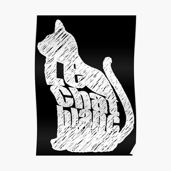 Le Chat Blanc Posters Redbubble