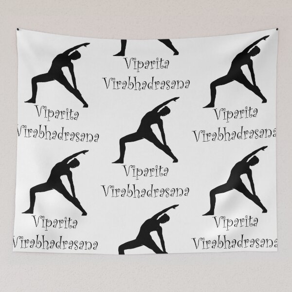 Item preview, Yoga Reverse Warrior Pose Viparita Virabhadrasana designed and sold by SadSacDesigns.