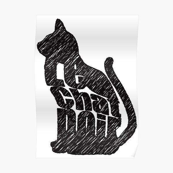 Le Chat Posters Redbubble