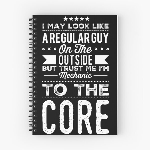 Item preview, Regular Guy Outside Mechanic To The Core White Text designed and sold by TWMBDesigns.