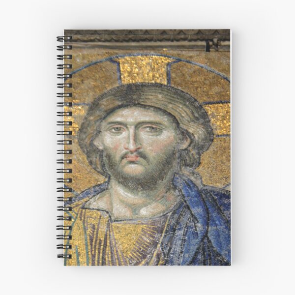 Item preview, Christ Pantocrator Mosiac Iconic Religious Roman Art designed and sold by taiche.