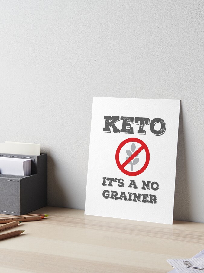 Low Carb Diet Gift Keto Queen Womens Keto Gift Art Board Print for Sale by  tispy