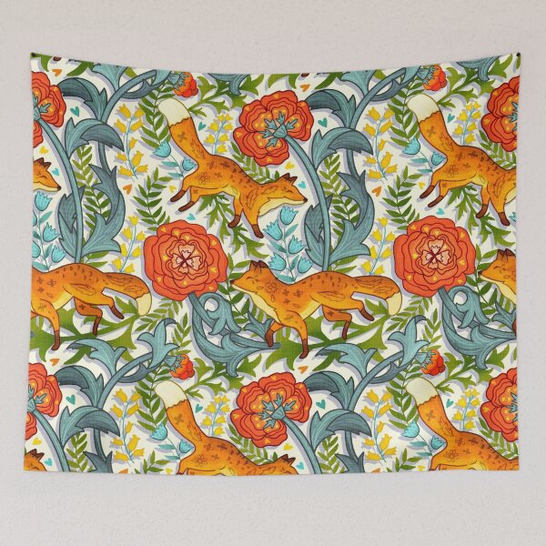Item preview, Art Nouveau Foxes  designed and sold by TigaTiga.