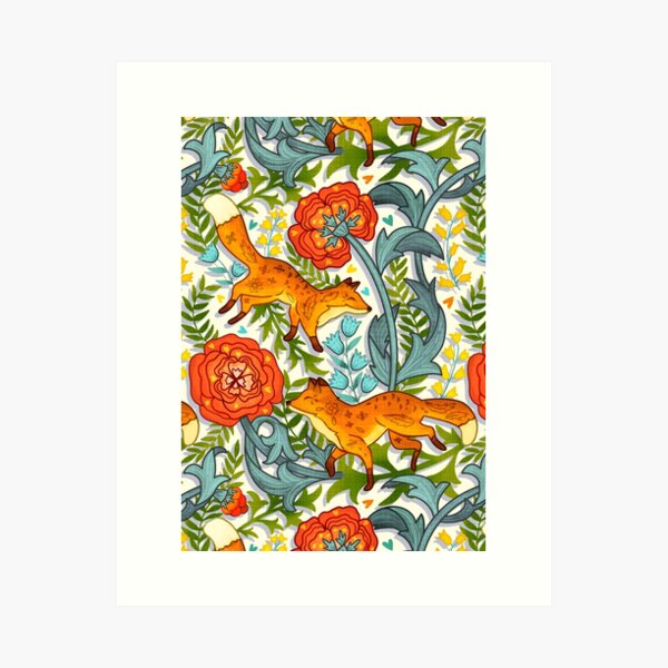Artikel-Vorschau von Jugendstil-Füchse, designt und verkauft von TigaTiga.