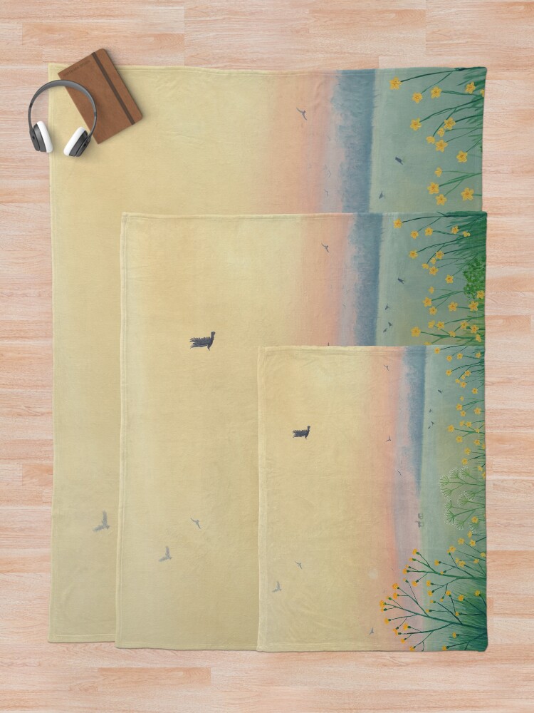 Alternate view of Morning Haze Throw Blanket