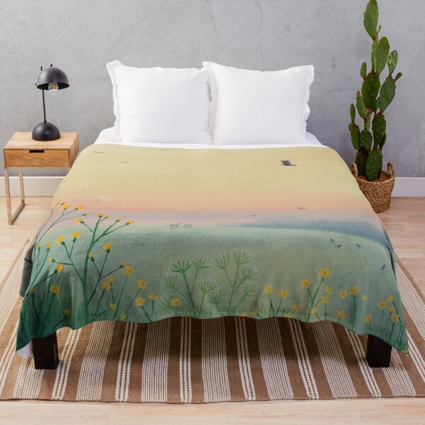 Morning Haze Throw Blanket
