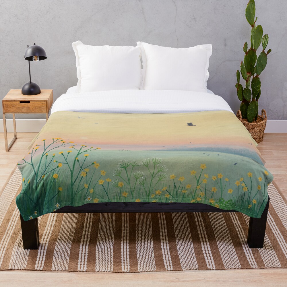 Morning Haze Throw Blanket