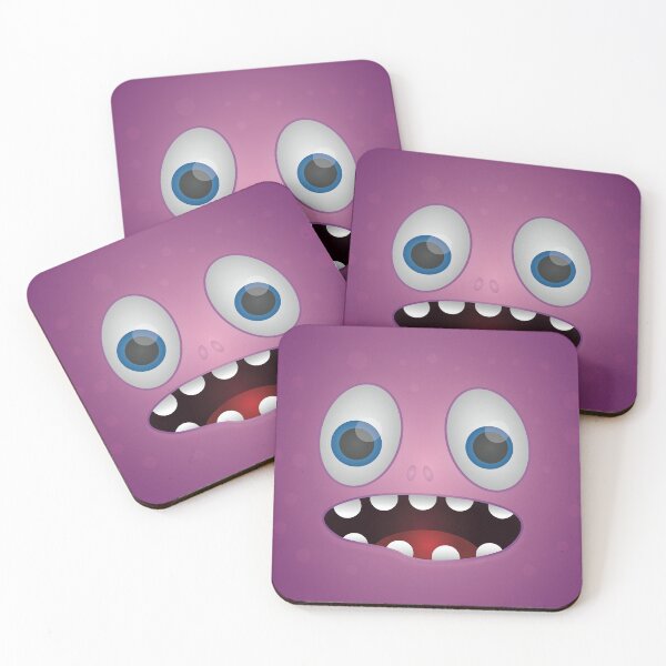Item preview, Purple monster face designed and sold by Marianne1108.