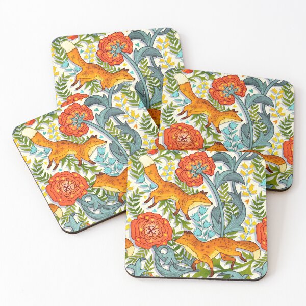 Item preview, Art Nouveau Foxes  designed and sold by TigaTiga.