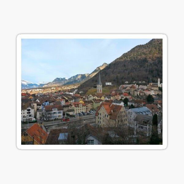 City of Chur, Graubünden Sticker