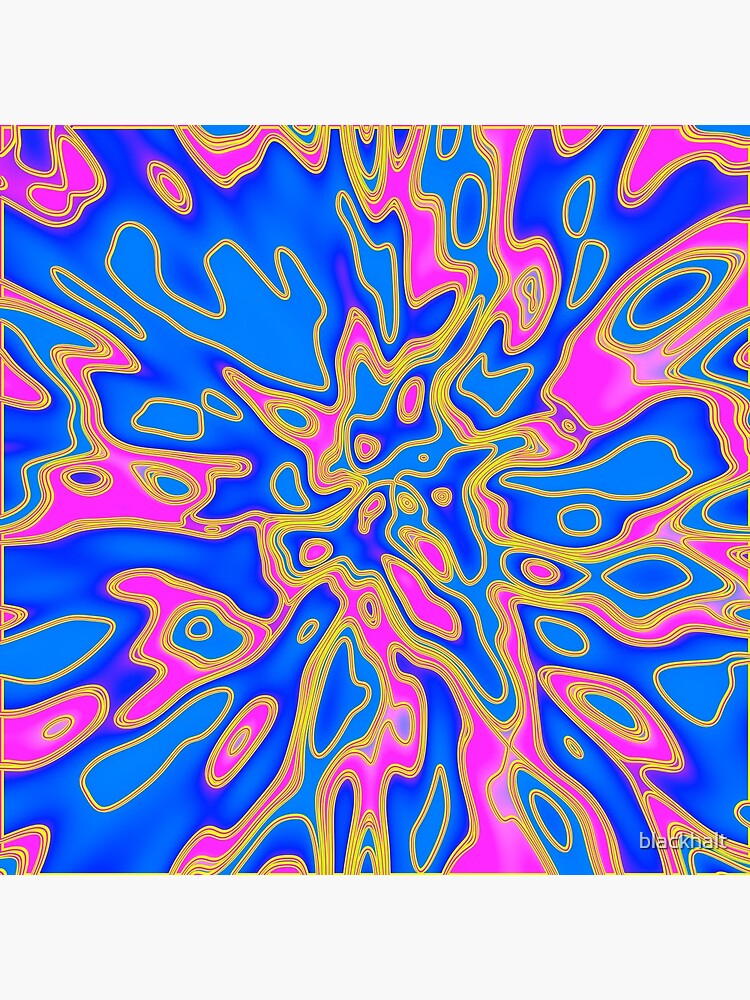 Little monster | Abstract random colors #17 by blackhalt