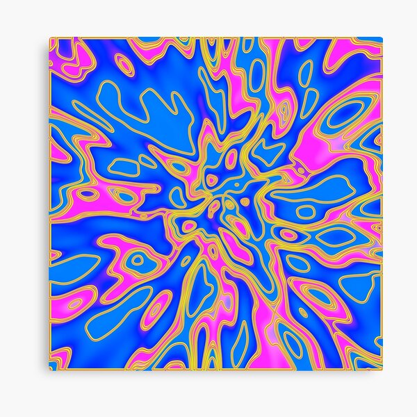 Little monster | Abstract random colors #17 Canvas Print