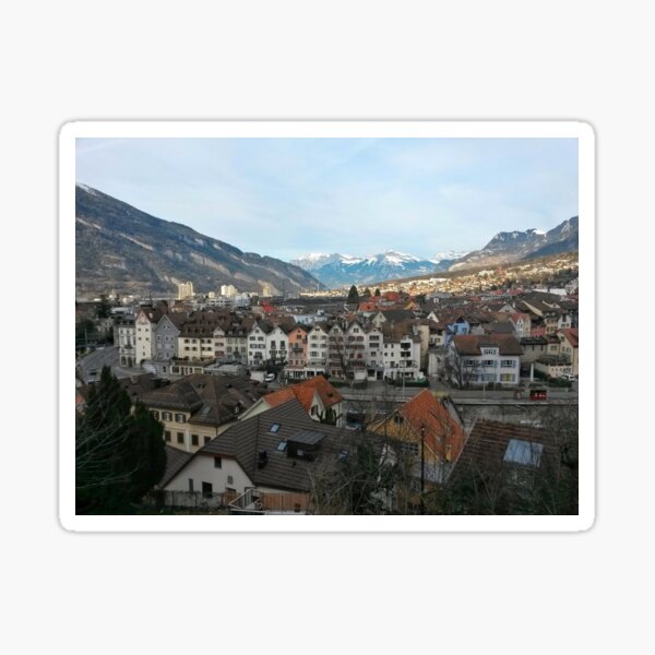 Chur old town Sticker