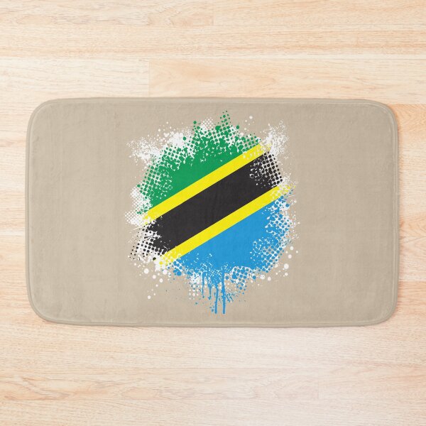 Item preview, Flag of Tanzania - Splat designed and sold by pixelinga.