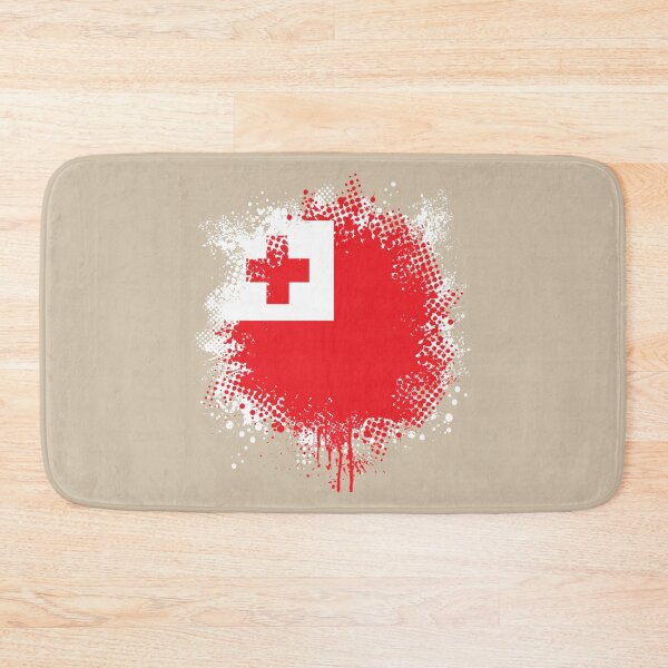 Item preview, Flag of Tonga - Splat designed and sold by pixelinga.