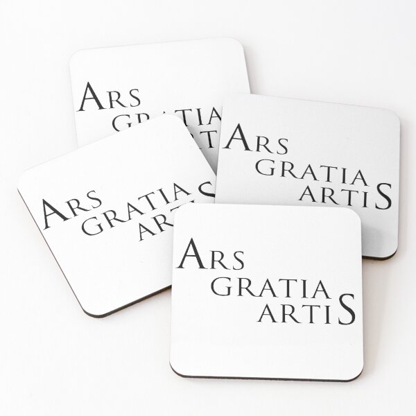 Item preview, Art for arts sake phrase in Latin designed and sold by Espirius.