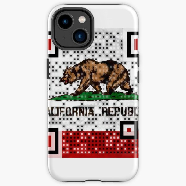 Custom Logo QR Code, Scanable iPhone Tough Case