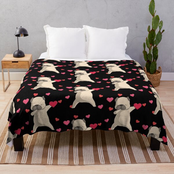 Item preview, Pug Valentine Dabbing Gift for Pug Dog Lovers, Say I Love You With a Cute Valentine Pug Shirt designed and sold by fatamyfan1.