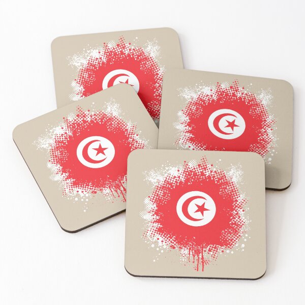 Item preview, Flag of Tunisia - Splat designed and sold by pixelinga.