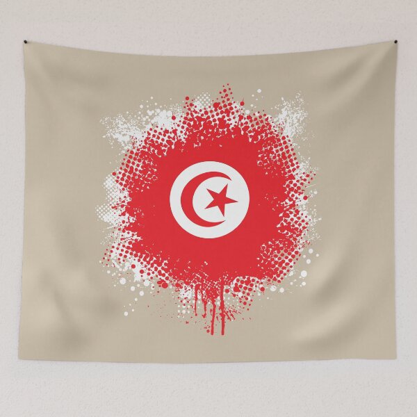 Item preview, Flag of Tunisia - Splat designed and sold by pixelinga.
