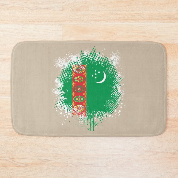 Item preview, Flag of Turkmenistan - Splat designed and sold by pixelinga.