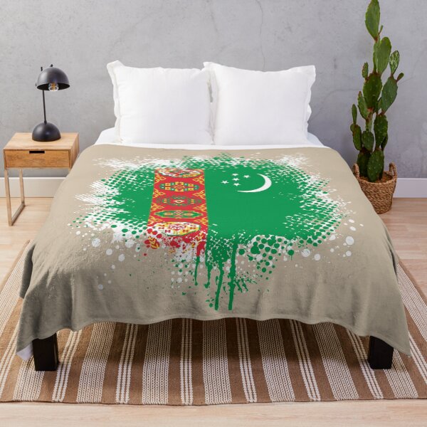 Item preview, Flag of Turkmenistan - Splat designed and sold by pixelinga.
