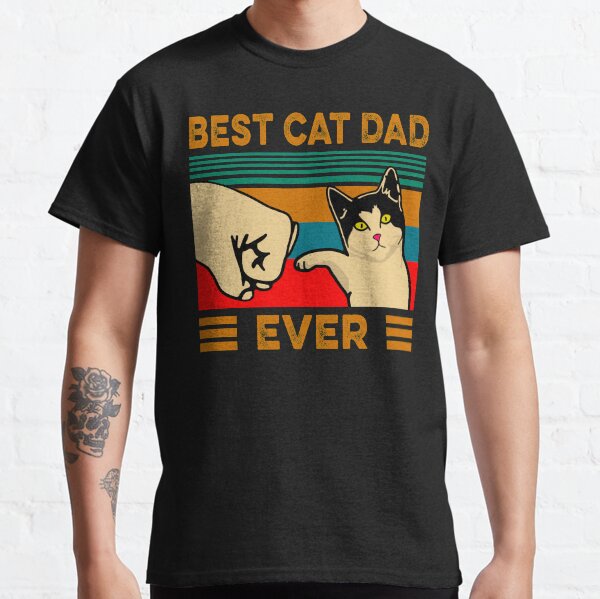 El mejor gato papá Camiseta clásica