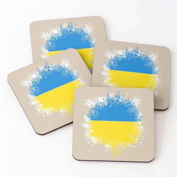 Item preview, Flag of Ukraine - Splat designed and sold by pixelinga.