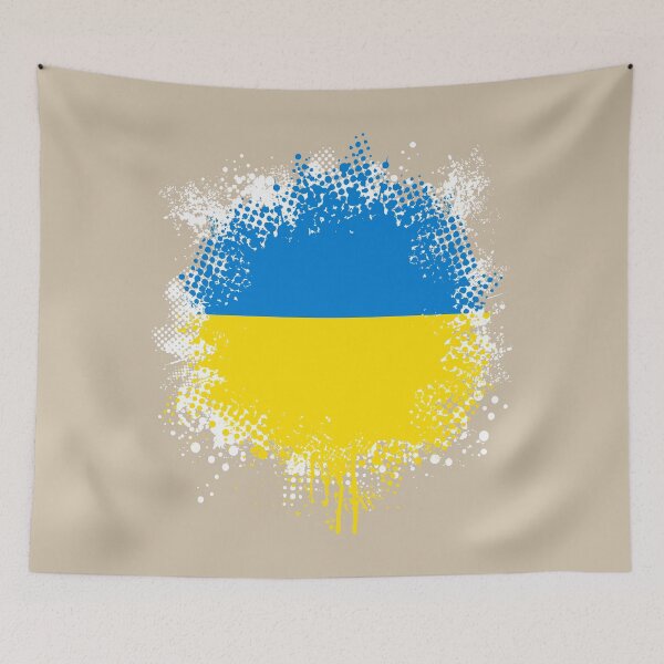 Item preview, Flag of Ukraine - Splat designed and sold by pixelinga.