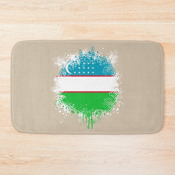 Item preview, Flag of Uzbekistan - Splat designed and sold by pixelinga.