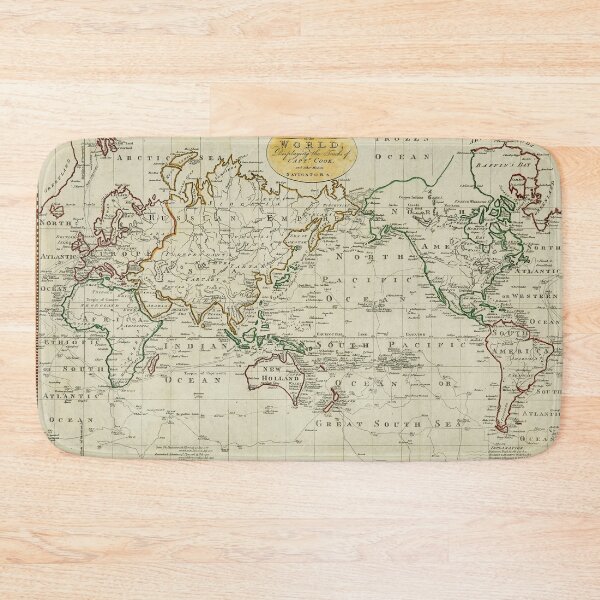Item preview, A New and Complete Chart of the World Displaying the Tracks of Captain Cook and other Modern Navigators designed and sold by anmm.