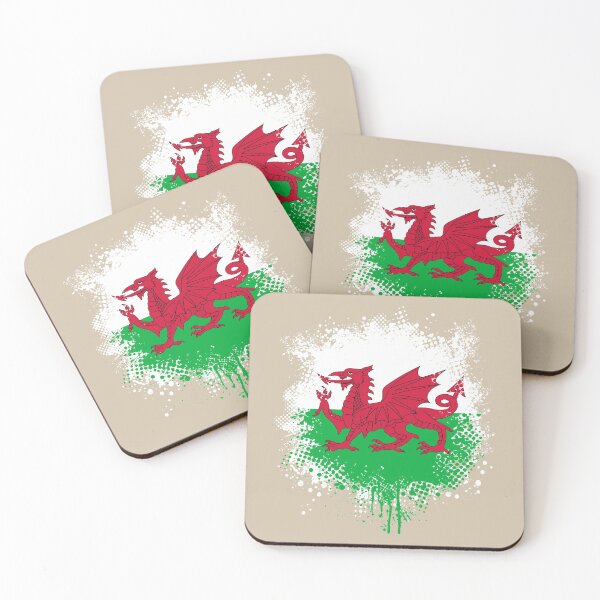 Item preview, Flag of Wales - Splat designed and sold by pixelinga.