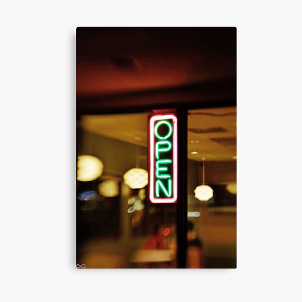 neon glow Canvas Print