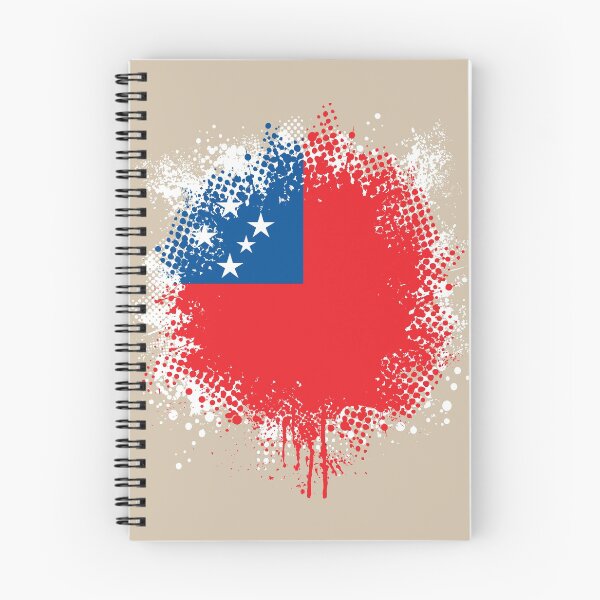 Item preview, Flag of Western Samoa - Splat designed and sold by pixelinga.
